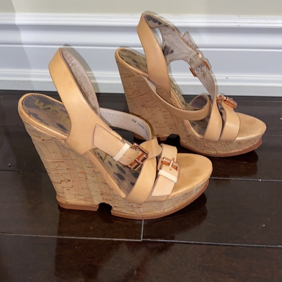 Beautiful San Edelman high platform Sandal - Picture 2 of 7